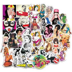 Stickers Graffiti Sexy Girl Bomb Vinyl Luggage Car Decals Mi