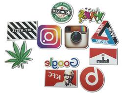 Social Media Street Wear Sticker Brand Logo Decals