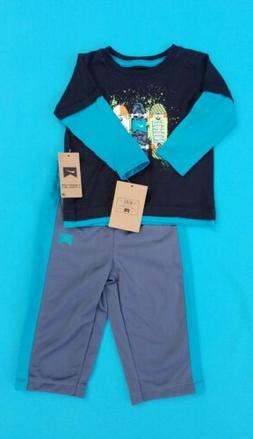 Nike 2 Piece Set - Sweatpants Pants Long Sleeve T-shirt - 12