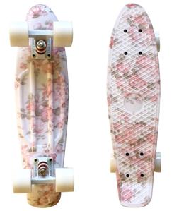 Graphic Floral Pink Flower Penny Style Board