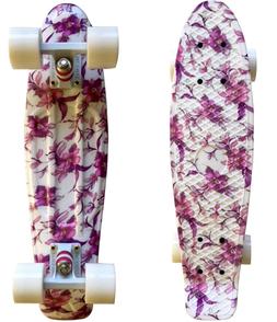 Graphic Purple Flower Board Penny Style