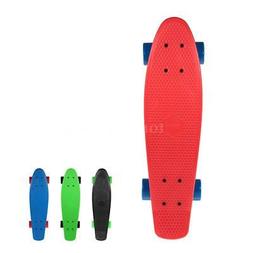 Complete Retro Cruiser Style Deck Mini Skate Board Pu Wheels