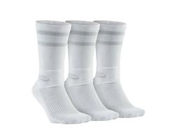 Ing Crew Socks Pack Sx5760-100 White, 3 Pack, M L