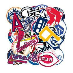 30 MLB Baseball Teams Logo Decals Vinyl Stickers for Skatebo