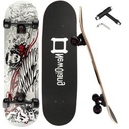 8layer Maple Wood Skateboard Deck Double Kick Concave