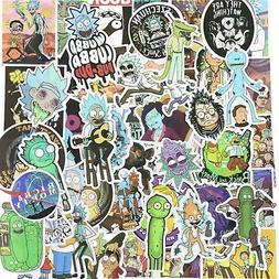 50 x Rick and Morty Stickers Mixed Stickerbomb Cartoon Decal