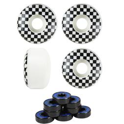 Checker Wheels With Abec 7 Bearings And Spacers