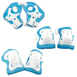 6pcs Elbow Knee Wrist Protective Guard Safety Gear pads skat