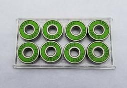 Bearings 608rs 8x22x7 Rubber Sealed Green - Pack Of 8
