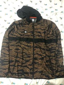 Adidas Jacket Size XL Camo Windbreaker Skateboard