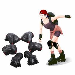 Skating Outdoor Sport Knee Elbow Wrist Set Guard Protector P