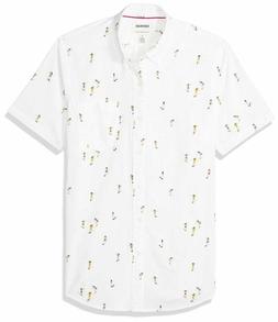 Amazon Brand - Goodthreads Men'S Slim-Fit Short-Sleeve Print