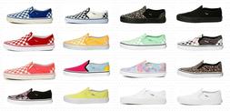 Vans Asher Slip On Women's Skate Shoes Sneakers Casual Canva