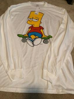 White Long Sleeve T-shirt Men's New! Size L