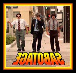 BIG 4" Beastie Boys Sabotage vinyl sticker. For car, guitar,