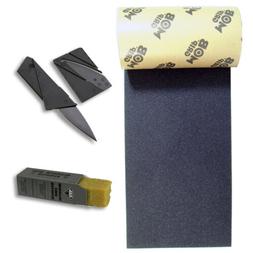 MOB Black Griptape + Griptape Knife + Grip Cleaner