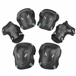 BMX Bike Knee Pads And Elbow Pads With Wrist Guards Protecti