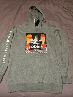 Ing Beavis And Butthead Grey Hoodie Hoody Large
