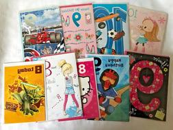 Boy Girl Ages 8 8th, 9 9th & 10 10th Birthday Cards 25 Desig