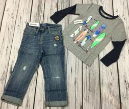 Shirt & &ldquo;pow!&rdquo; Relaxed Denim Jeans. Nwt