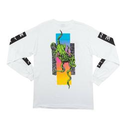 S Bactocat Long Sleeve T-shirt White
