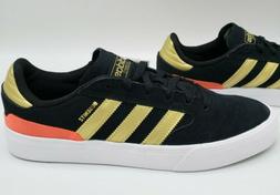Adidas Busenitz Vulc II Black Gold Red Athletic Skate Shoes 