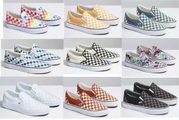 Vans CLASSIC SLIP ON Checkerboard Canvas Sneaker Shoes All S