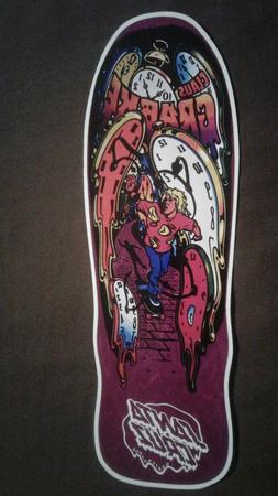 Deck Shaped Sticker Over  7"