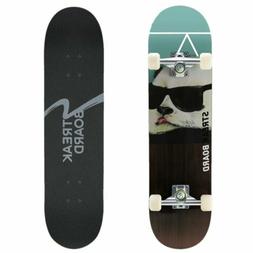 Double Kick Deck Concave With White Wheels 31''x 8'' - Panda