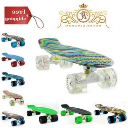 For Kids Boys Youths Beginner Retro High Speed Skate 22 Inch