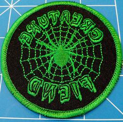 S Creature Fiend Web Patch, Dress Up Yo Raggedy Ass!