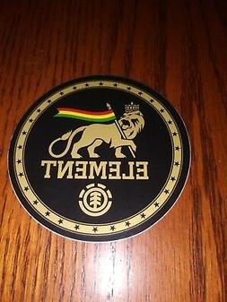 S The King Of The Jungle Lion Logo Round Skateboard Sticker