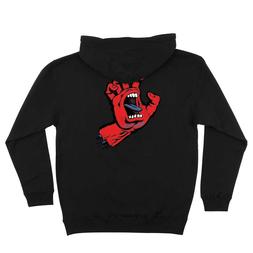 S F.s.u. Screaming Hand Black Pullover Hooded Sweatshirt