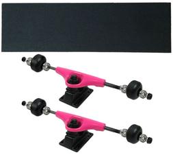 Trucks, Wheels, Bearings, Grip, Hardware Truck Package Pink 