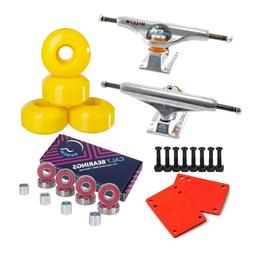 Truck Cal 7 52mm Wheels Red Riser Pad