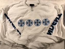Trucks White Long Sleeve Shirt Mens Large Style Nhs
