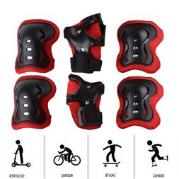 Skating Knee Elbow Wrist Protective Gear Pad Kit Usa