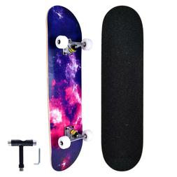 31"x 8" Double Kick Concave Skateboards Gift Fun