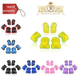 Kids Youth Bike Rollerblade Skate Knee Pad Elbow Pads Guards