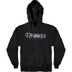 S Krooked Eyes Men's Hooded Sweatshirt - X-large