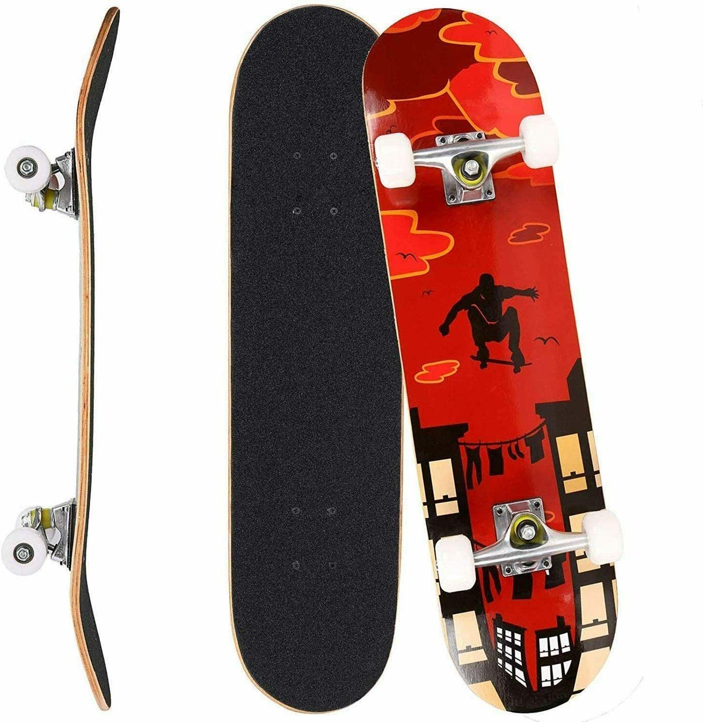 31x8" Double Kick Concave Skateboards Fast*