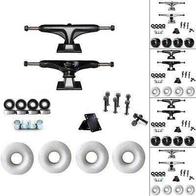 Combo Set Trucks Wheels Bearings T Shape Tool Longboard Repa
