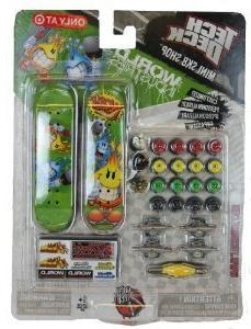 Tech Deck Mini Sk8 Shop "Foundation" 2 Boards, Axels, 4 Sets