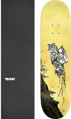 S Fifty Yards 8.5" Skateboard Deck + Griptape