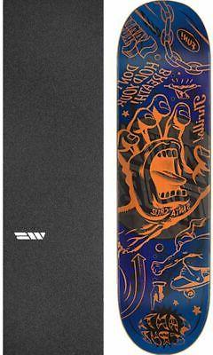 S Flash Hand 8.8" Skateboard Deck + Griptape