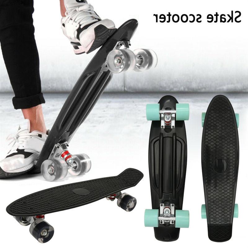 Mini Cruiser Penny Style Board Plastic Deck Durable