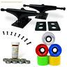 Trucks Combo Set W/ 62mm Green Wheels + 7.675" Black Truck