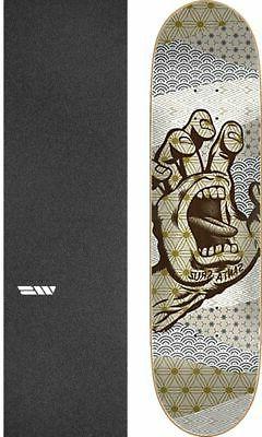 S Monyo Hand Taper Tip 8" Skateboard Deck + Griptape