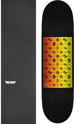 S Patterns Taper Tip 8.5" Skateboard Deck + Griptape