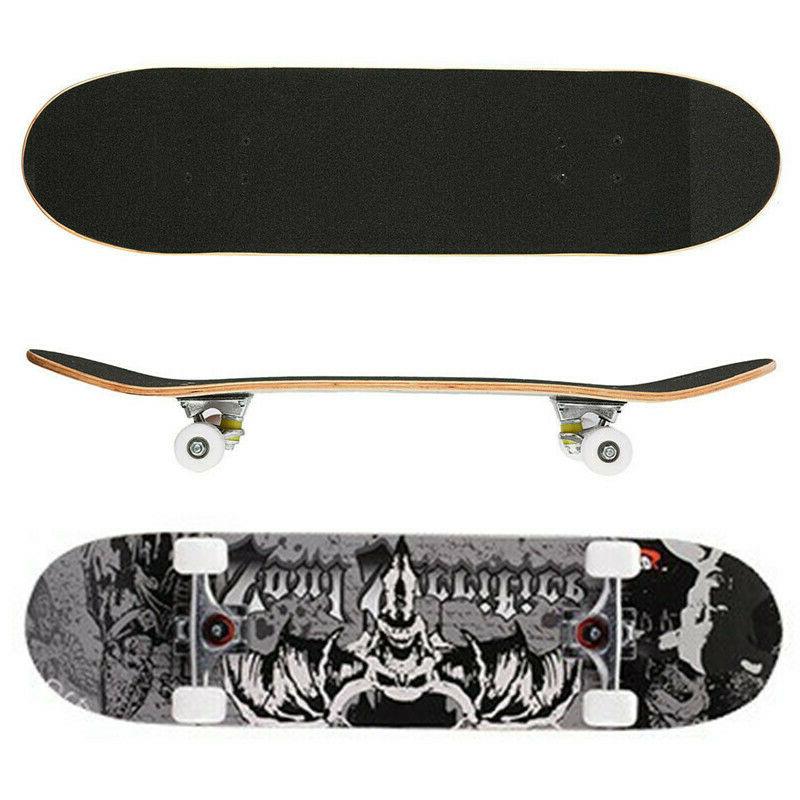 Complete Wheel Truck Maple Deck Solid Longboard Us